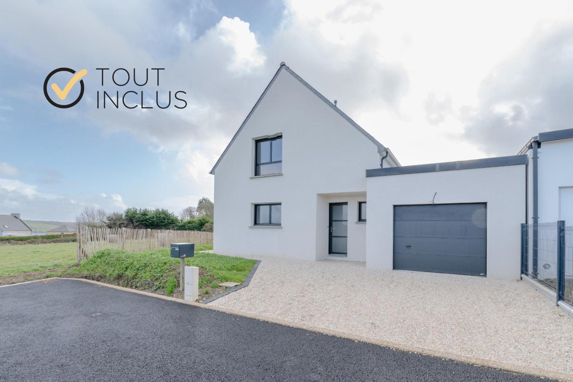 Ty Nevez - Jolie Maison Neuve Avec Petite Vue Mer Saint-Pabu  Esterno foto