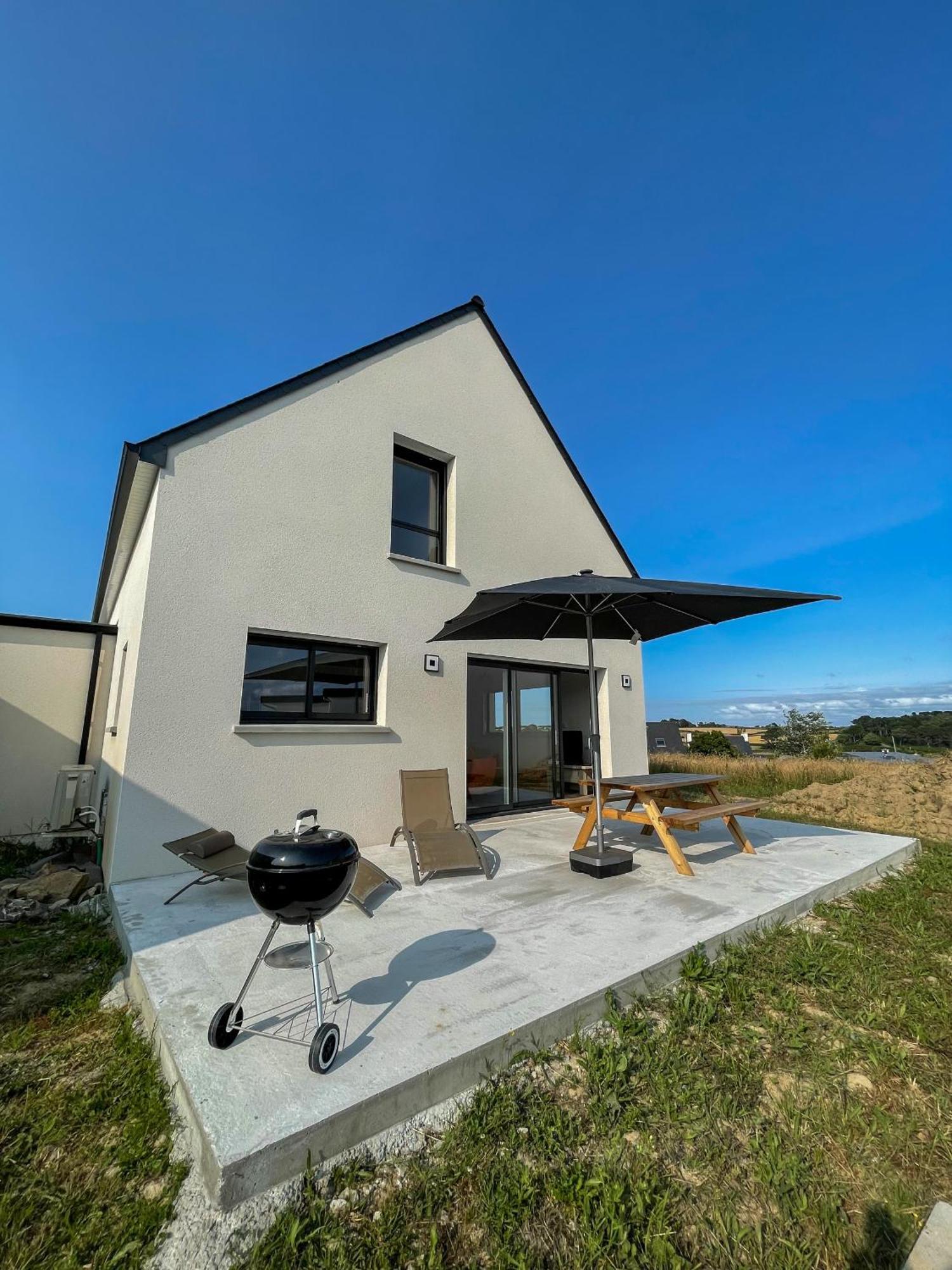 Ty Nevez - Jolie Maison Neuve Avec Petite Vue Mer Saint-Pabu  Esterno foto